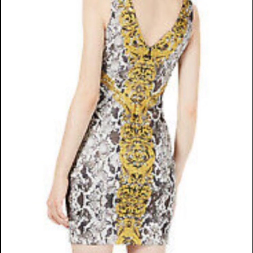 GUESS Womens Dress Size L Sleeveless Snake Print